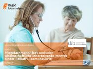 Pflegefachmann/-frau und/oder wissenschaftliche Mitarbeitende (m/w/d) Kinder-Palliativ-Team (KoCkPit) - Bonn
