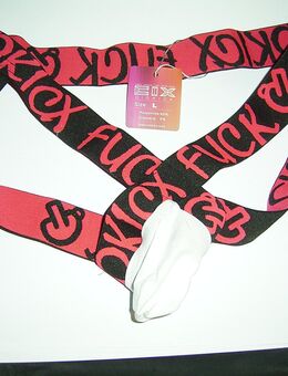 Jockstrap mit weißen Beutel-breite Gurte-neu in Gr.L-mit Etikett - Syke