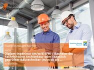 Diplom-Ingenieur (m/w/d) (FH) / Bachelor der Fachrichtung Architektur oder Staatlich geprüfter Bautechniker (m/w/d) als Projektleitung im Bereich Hochbau - Bayreuth