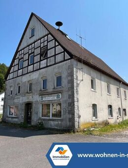 VR IMMO: | Zum scharfen Eck | Wecken Sie dieses Haus aus dem Dornröschenschlaf. - Plettenberg