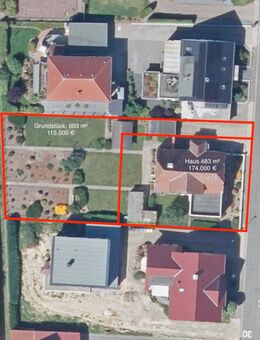 Einfamilienhaus + Baugrundstück (603 m²) in Herford-Hiddenhausen - Hiddenhausen