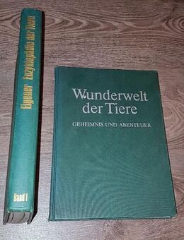 1977 Enzyklopädie der Tiere Band1 + 1976 Wunderwelt der Tiere - Verden (Aller)