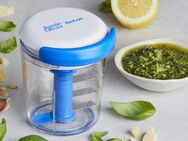 Tefal Gemüsehacker K16441 + K16443 Jamie Oliver Chop & Shaker, Zerkleinerer, 450 ml, Edelstahlklingen, Deckel, Messskala, Rotormesser
