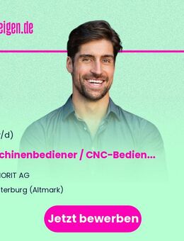 Maschinenbediener / CNC-Bediener (m/w/d) - Osterburg (Altmark)