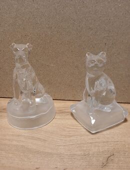 Deko Glasfiguren Hund und Katze - Vreden