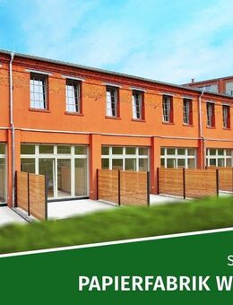 ERSTBEZUG sanierte Papierfabrik | Maisonette-Whg. mit Südwest-Terrasse, Garten, Gäste-WC, HWR u.v.m. - Schkeuditz
