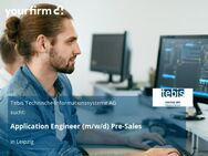 Application Engineer (m/w/d) Pre-Sales - Leipzig