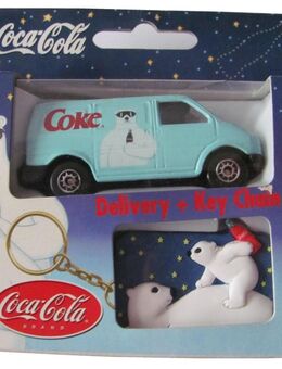 Coca Cola - Delivery & Key Chain - Pkw & Schlüsselanhänger - VW Caravelle - Bus - Doberschütz