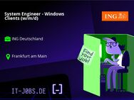 System Engineer - Windows Clients (w/m/d) - Frankfurt (Main)