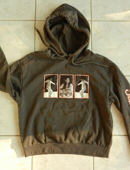 Selena Gomez Crop Hoodie grau Gr. M / 38 getragen von Divided - Chemnitz