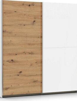 rauch Schwebetürenschrank Kleiderschrank Schrank Garderobe SATURN mit 3 Ausstattungsvarianten 3 verschiedene Ausstattungsvarianten Griffe aus Metall MADE IN GERMANY