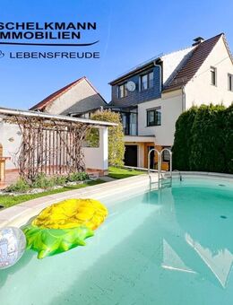 Modernes Einfamilienhaus mit Wintergarten und Pool - Kleinmölsen