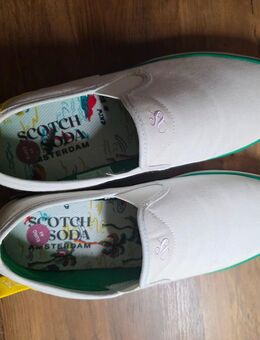 Scotch & Soda Footwear COSTA SLIP ON SHOE OFF WHITE Größe 44 - Bad Bentheim Zentrum