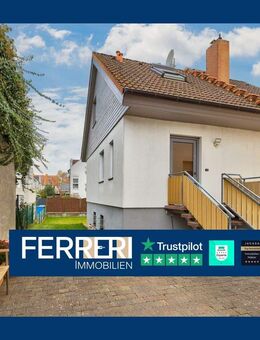 Jetzt zugreifen! 3-Zi.-Bien-Zenker-Fertighaus mit zu Wohnzwecken ausgebautem Kellerraum mit Duschbad - Trebur