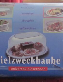 Vielzweckhaube (hobeln, auftauen, frischhalten, servieren, abtropfen, aufbewahren), neu, ovp. - München