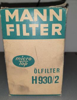 Mann-Ölfilter H930/2 für Oldtimer BMW - Hannover Vahrenwald-List