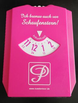 Parkscheibe Tussi on Tour mit Eiskratzer - Neuwied