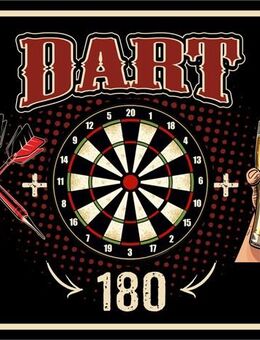 Shönes Blechschild Dart 180 Deko Schild Alu Dartspieler Zubehör - Berlin