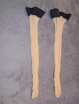 Halterlose Strümpfe nude Gr. S 36 - Homburg Zentrum