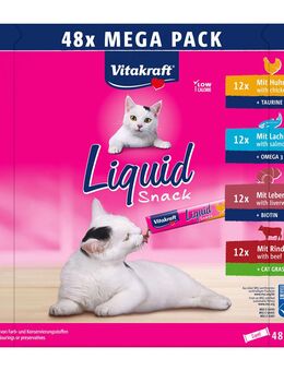 Vitakraft Cat Liquid-Snack Multipack - 48 x 15 g (Mix 2)