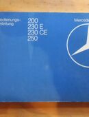 Bedienungsanleitung für mercedes 124er in 34127