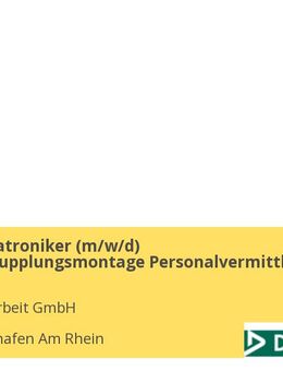 KFZ - Mechatroniker (m/w/d) Anhängerkupplungsmontage Personalvermittlung - Ludwigshafen (Rhein)