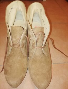 Stiefelette, braun, echtes Leder in Wildlederoptik, Paul Green München, Gr. 38 , ungetragen, zu verkaufen - Berlin