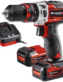 Einhell Akku-Schlagbohrschrauber TE-CD 12 Li-i, max. 1400 U/min, Inkl. Ladegerät und 2x Akku