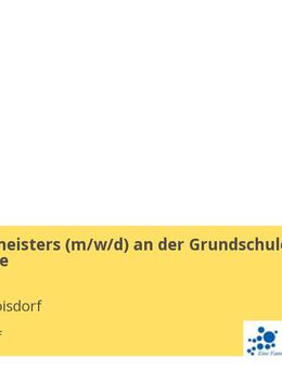 Schulhausmeisters (m/w/d) an der Grundschule Rheinstraße - Troisdorf