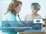 Lehrer Pflege / Pflegepädagoge (m/w/d) - Köln