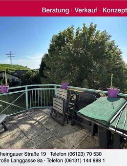 Tolle 3 ZKB-Eigentumswohnung mit Balkon und schönem Fernblick - Geisenheim