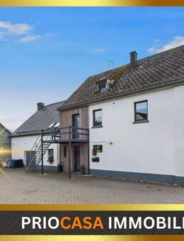 Gepflegtes Mehrfamilienhaus mit 3 Wohneinheiten, ca. 244 m² Wohnfläche, 919 m² Grundstück, Werkstatt, Schwimmteich & Ausbaupotenzial in Habscheid - Habscheid