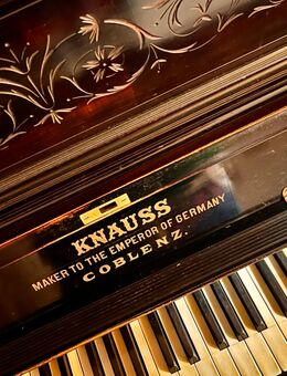 Klavier KNAUSS aus Coblenz ( ca 1890 ) - Hannover Südstadt-Bult