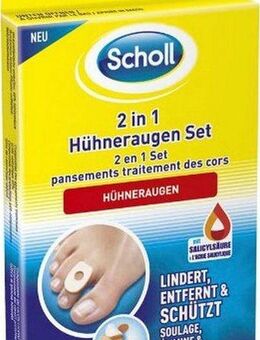 Scholl Hühneraugenpflaster 2 in 1 (Set, 21 St)