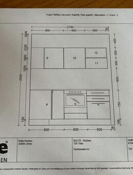 Nolte Küche mit Elektrogeräten 2.5 Jahre alt - Freising