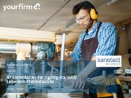 Gruppenleiter Fertigung (m/w/d) Lebensmittelindustrie - Münster