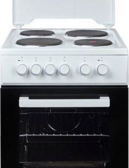BEKO Elektro-Standherd Elektro-Standherd FSS56000GW, Mulden-Kochfeld