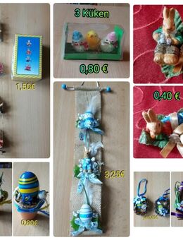 Dekoartikel, Ostern Eier Hasen Küken 8 Bilder - Immenhausen