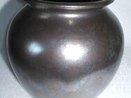 Schöne graumelierte Vase aus Keramik. Made in Germany. Höhe 14cm. Durchmesser Öffnung 7cm. Wie neu. - Hamburg Wandsbek