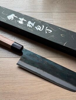 Original japanisches NAKIRI, handgeschmiedetes japanisches Kochmesser! - Friedrichsdorf