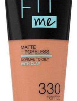 MAYBELLINE NEW YORK Foundation Fit Me! Matte + Poreless Make-Up, mit langanhaltender Formel
