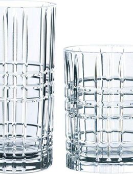 Nachtmann Gläser-Set Highland Square, Kristallglas, Made in Germany, 12-teilig