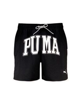 PUMA Badeshorts (1-St) mit auffälligem Logo-Schriftzug