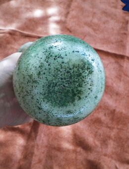Buntglas-Vase,Rauh,Alt,ca. 26,5 cm hoch - Linnich