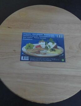 Holz Drehplatte 35 cm Servierplatte Drehteller Servierteller neu originalverpackt 5,- - Flensburg