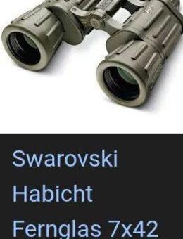 Hochwertiges Fernglas Swaroski Habicht 7x42 für Jagd Forst Outdoor - Dortmund