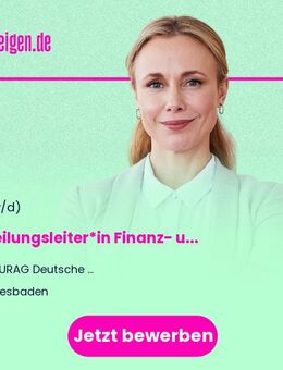 Abteilungsleiter*in (m/w/d) Finanz- und Rechnungswesen - Wiesbaden