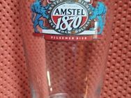 6 x Amstel 1870 Gläser Löwe blau Orig Karton Bier Glas rar Vintage Sammeltglas - Bensheim Zentrum