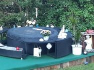 Poolumrandung / Lounge-Plattform Rattan Anthrazit - Sulz (Neckar)