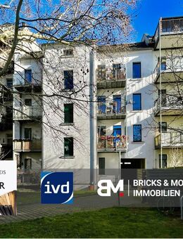 Großzügige 3-Zimmer-Wohnung mit Balkon in gepflegtem Mehrfamilienhaus - Leipzig